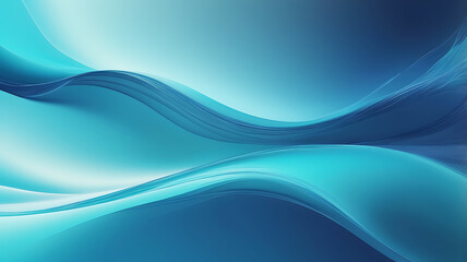 Fototapeta premium Abstract Blue Waves in Motion Beautiful Digital Design Background