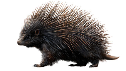 North American Porcupine Profile 