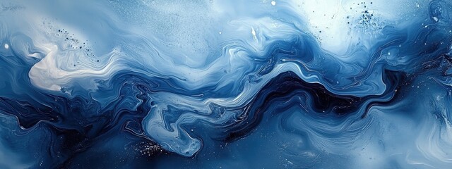 Obraz premium Background watercolor blue water color abstract paint light texture sky. White background blue watercolor paper cloud gradient pattern watercolour stain brush splash ink sea liquid pastel fluid dark.