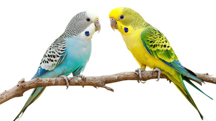 Obraz premium Lovebirds on Branch 