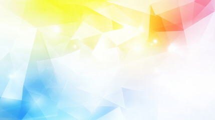 Bright and colorful abstract background with geometric shapes and gradients