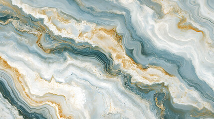 Obraz premium Abstract sand green and white marble texture background with swirls of liquid paint.