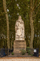 Obraz premium Statue de Montesquieu, Bordeaux, France 