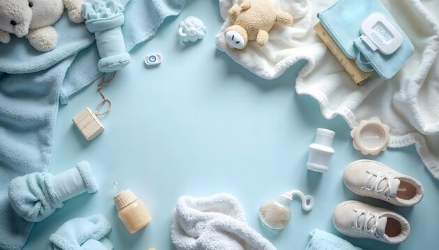 Here are some different styles of flat lay photography that can be used.