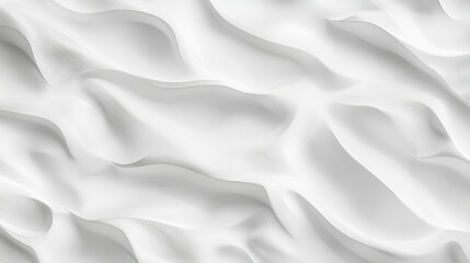 Obraz premium Abstract white texture with wavy patterns and shadows