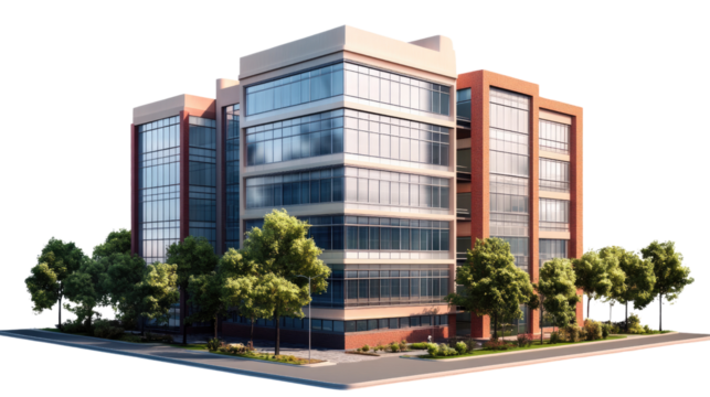 Modern Office Building Architectural Design 