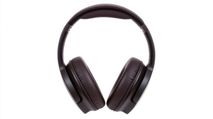 Fototapeta premium Sleek, modern wireless headphones designed for comfort and enhanced sound quality, perfect for music lovers and audio enthusiasts.