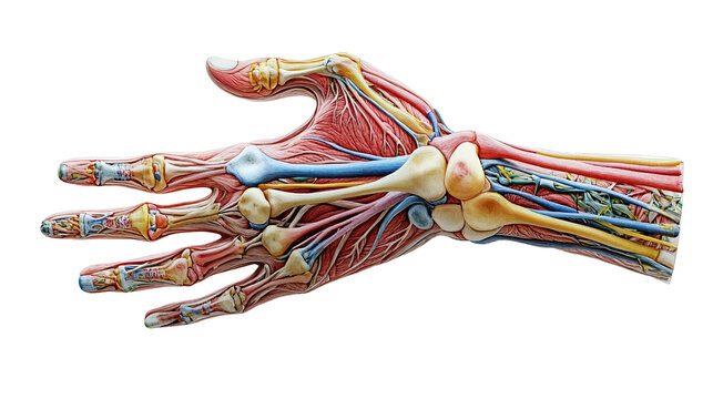 Human Hand Anatomy Bones, Muscles, Veins, and Nerves