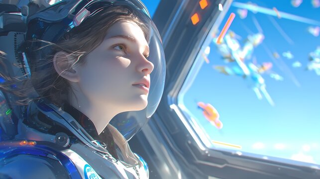 Female astronaut





