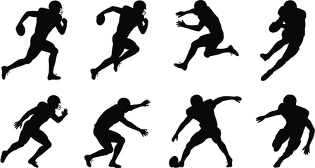 Dynamic Baseball Silhouette Set for Game Day Posters, Event Promotions and Sports Logos.