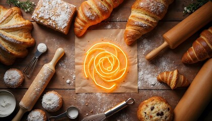 Here are some different styles of flat lay photography that can be used.