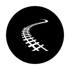 train tracks vectors illustration