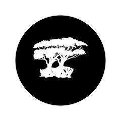 lush tree icon vectors illustration