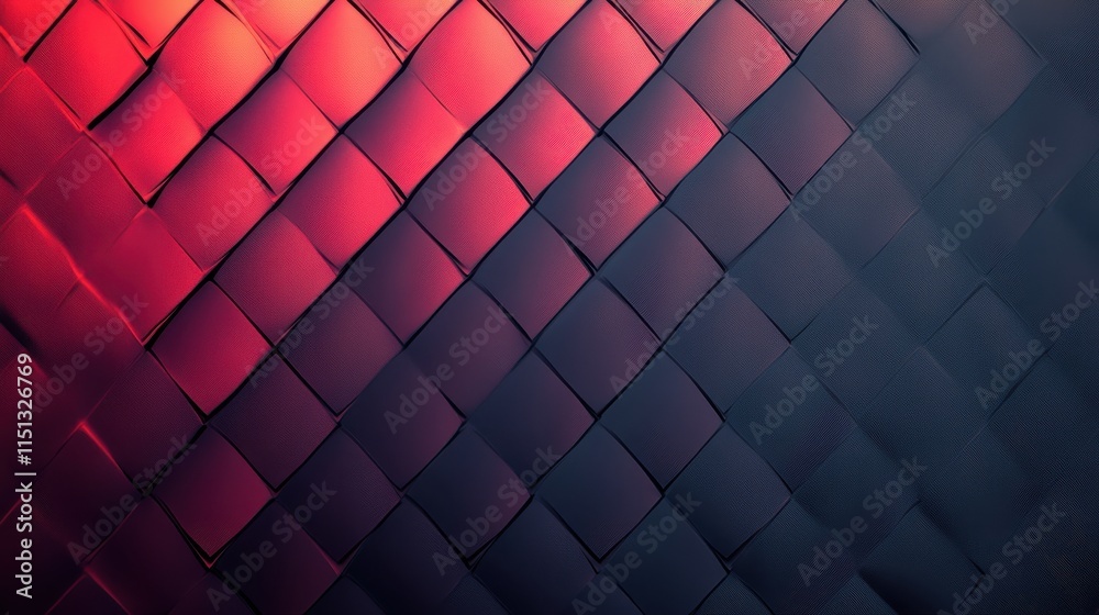 Wall mural gradient diamond pattern background