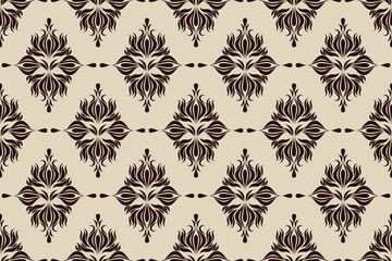 Motifs African boho paisley Floral Ikat pattern embroidery border. Ethnic ikat floral Ethnic Indian Pattern Ikat pattern Ethnic Pattern.Border indian floral Aztec embroidery border seamless patterns.