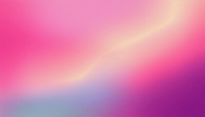 Fototapeta premium Abstract magenta pastel holographic blurred grainy gradient background texture. Colorful digital grain soft noise effect pattern template banner card poster voucher
