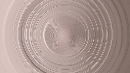Obraz premium Abstract concentric circles design in light taupe.