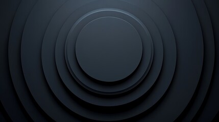Dark concentric circles abstract background.