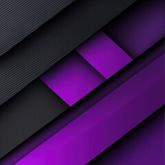 Purple and black striped background with purple squares in the middle