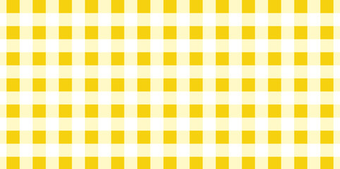 Yellow checkered fabric pattern background.