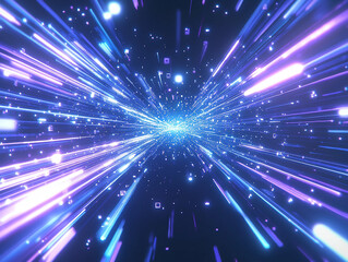 Fototapeta premium Background design tutorials for beginners to learn creative techniques and glowing effects