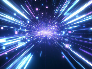 Naklejka premium Background design techniques for captivating your audience with vibrant and glowing visuals