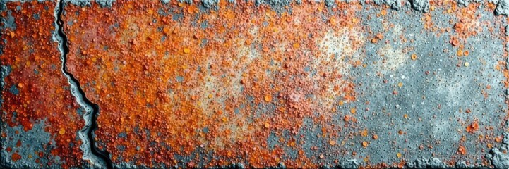 Rough-hewn concrete slab with visible aggregate and worn patina , indoor feature, grey concrete