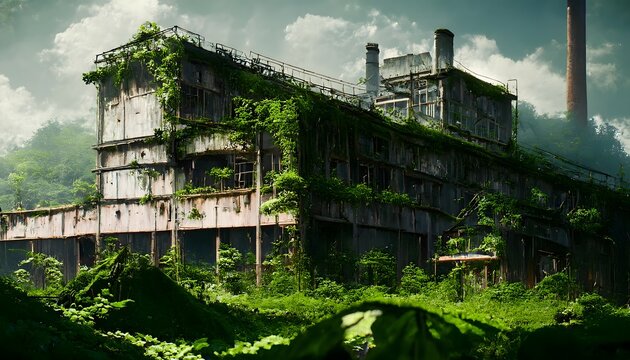Edificios Desmoronados, lugares con paredes derrumbadas y ventanas rotas