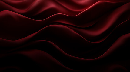 Obraz premium luxury abstract wallpaper,Red velvet background with waves and folds, 