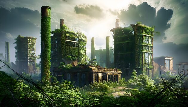 Edificios Desmoronados, lugares con paredes derrumbadas y ventanas rotas