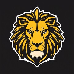 Obraz premium lion logo shape design 