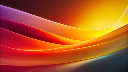 Fototapeta premium Abstract 3d Multicolor 3d wavy smooth background, Gradient Wallpaper for PC