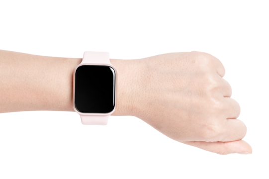 Smart watch screen mockup psd digital device