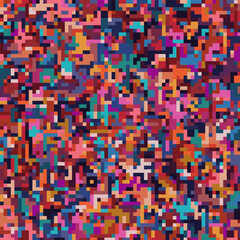 ABSTRACT PIXEL PATTERN BACKGROUND PASTEL COLORFUL MOSAIC GRID DESIGN WITH GEOMETRIC SHAPES VECTOR TEMPLATE GOOD FOR MODERN WEBSITE, WALLPAPER, COVER DESIGN 