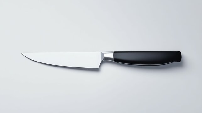 A knife is shown on a white background