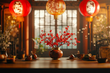 Chinese new year home decoration