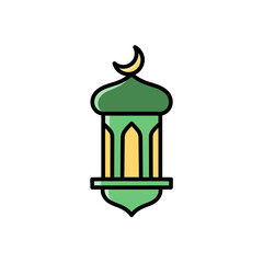 Ramadan lantern vector illustration
