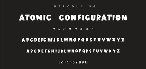 Playful cartoon Font, funky typeface for joyful brings life designs like children's artwork, birthday invitations, playful branding, and carnival typography. Vector typeset
