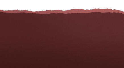 Red png border, torn paper design, transparent background