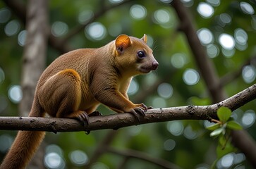 Fototapeta premium squirrel on tree