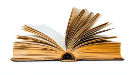 Open Book with Pages in Motion