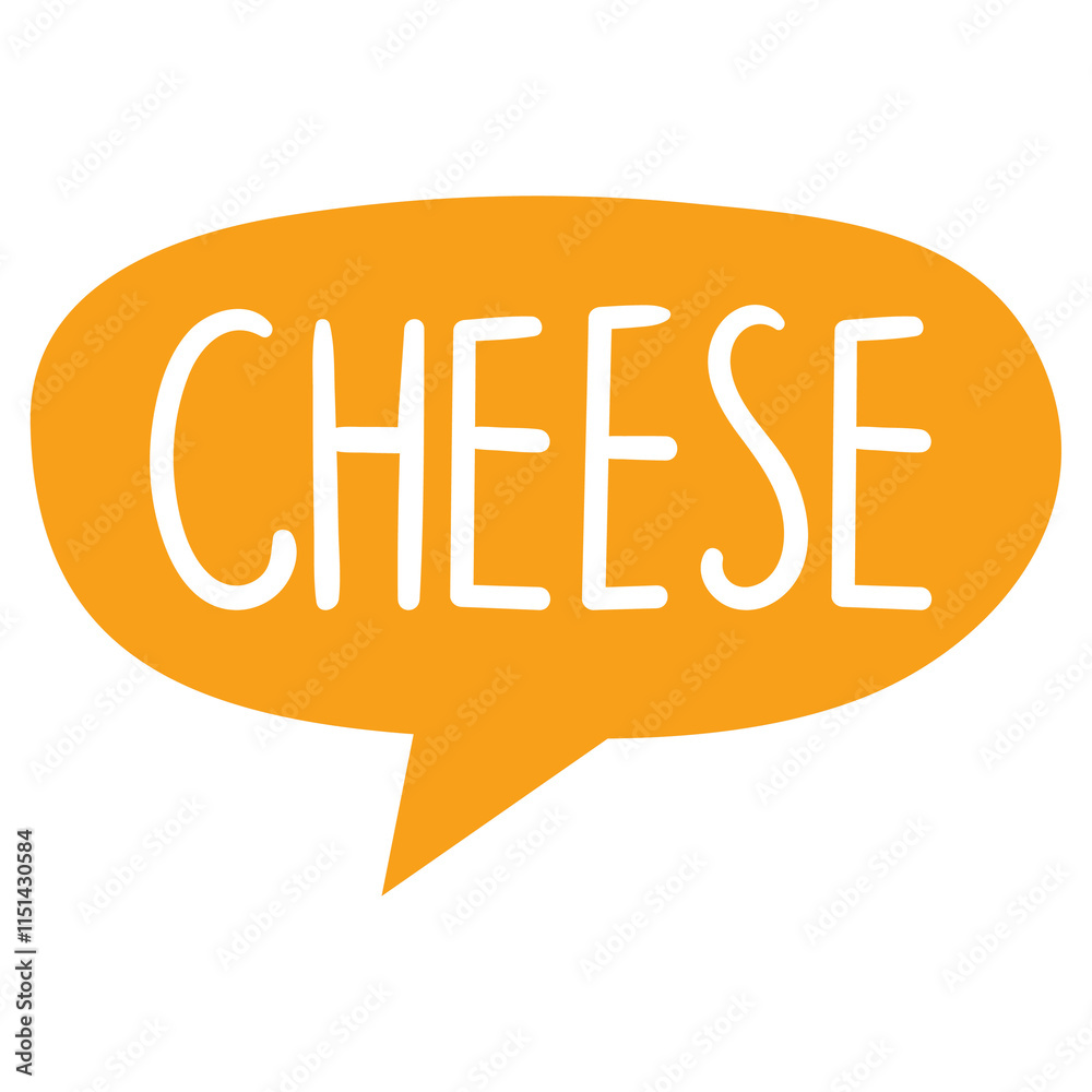 Canvas Prints cheese speech bubble design element transparent png