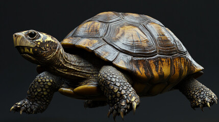 Fototapeta premium A Turtle with a Shell