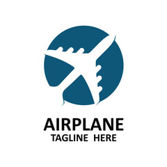 Creative and unique Airplane logo design. logo is suitable for airways industry, travel and brand company