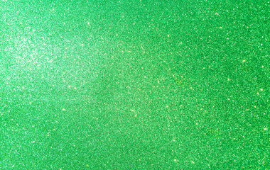 Abstract shiny green glitter texture background, green glitter pattern background