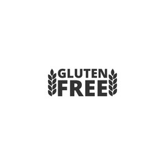 Gluten free icon isolated on transparent background