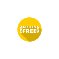 Gluten free icon isolated on transparent background