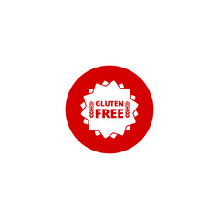 Gluten free icon isolated on transparent background