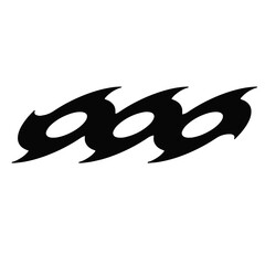 Y2K decoration illustration vector