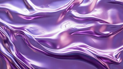 Abstract Purple Silk Drapery, Luxurious Fabric Texture